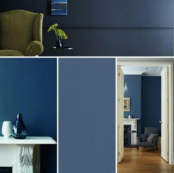 vopsea albastra zoffany
