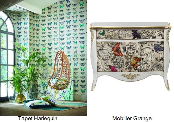 mobilier_grange tapet_harlequin