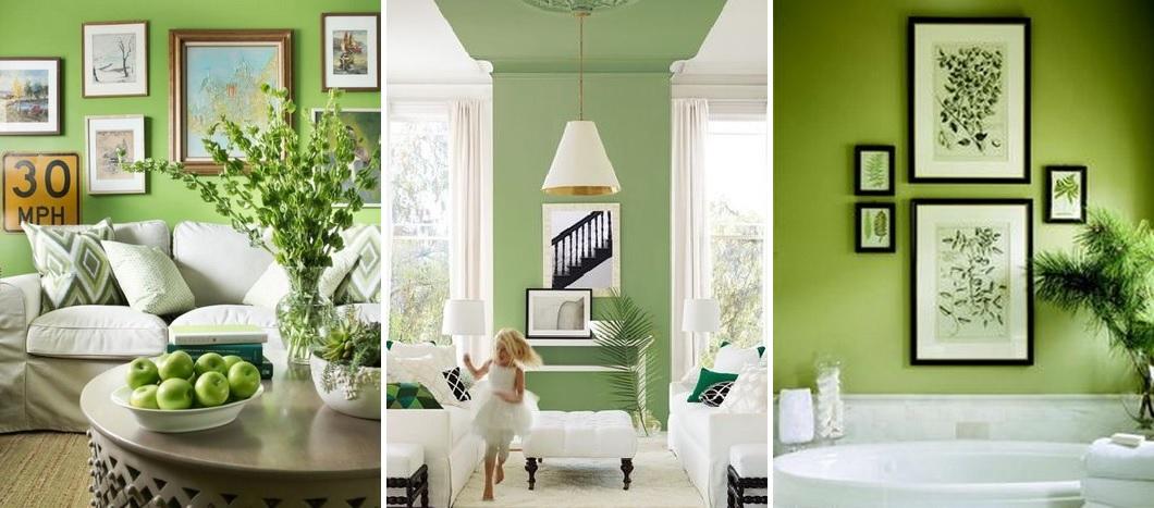 Vopsea in nuante greenery, culoarea anului 2017 de la pantone, La Maison